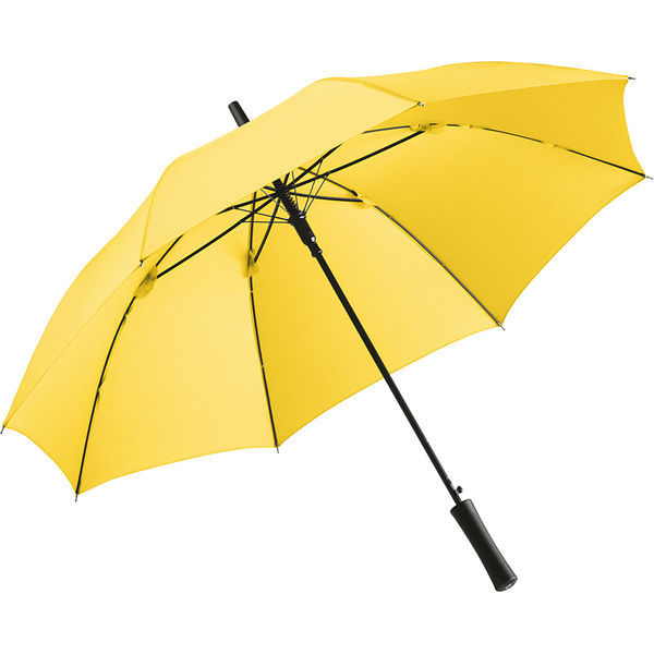 Parapluie publicitaire manche droit Jaune