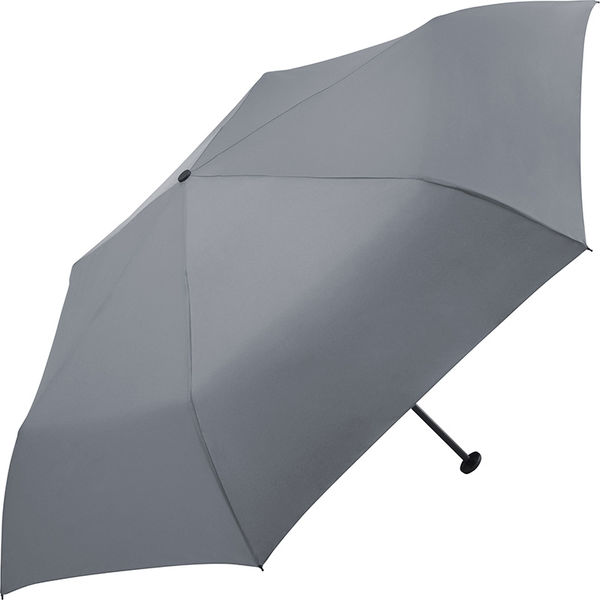 Parapluie publicitaire de poche|Ouverture manuelle Gris