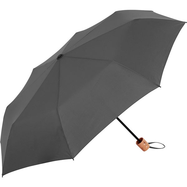 Parapluie publicitaire de poche|PET recyclé Gris