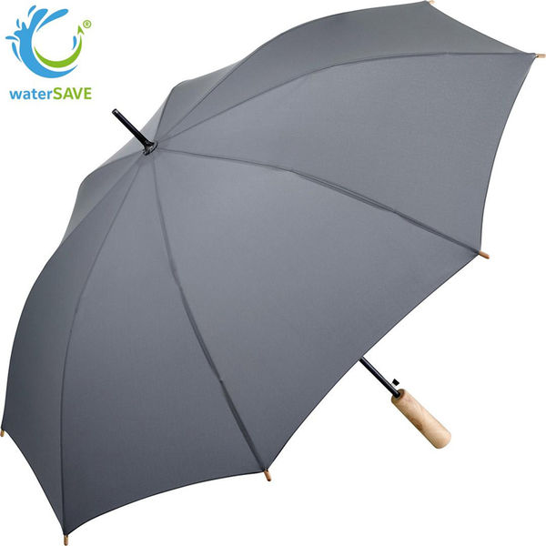 Parapluie publicitaire|Standard bois Gris