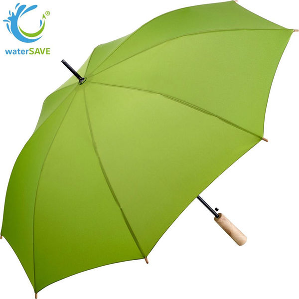 Parapluie publicitaire|Standard bois Lime
