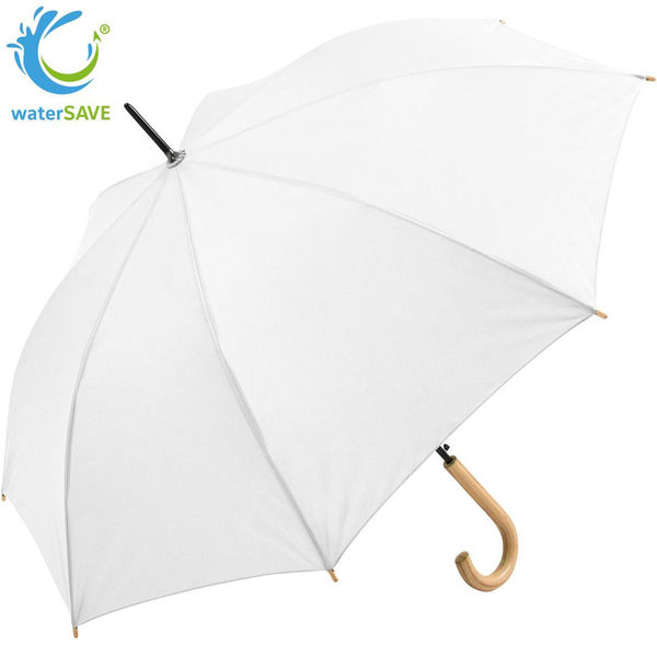 Parapluie publicitaire|Standard eucalyptus Blanc cassé