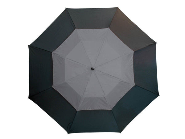 Parapluies publicitaires golf Noir Gris