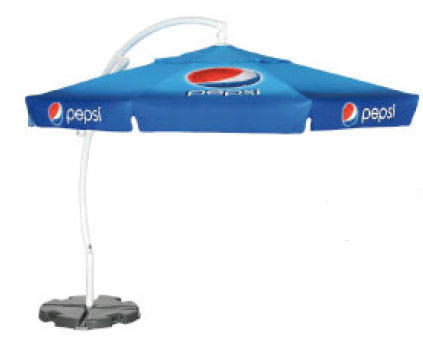 parasol carré publicitaire Multicouleurs