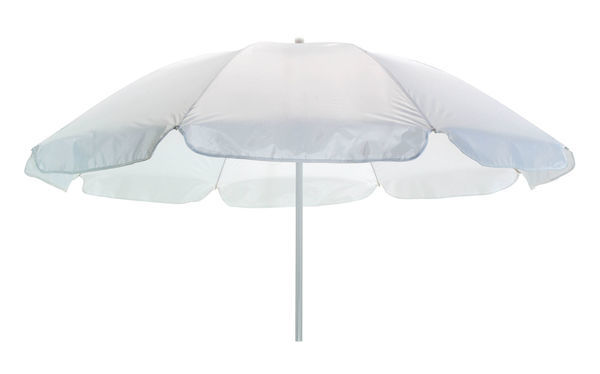 Parasol Volants Acier Imprime Blanc
