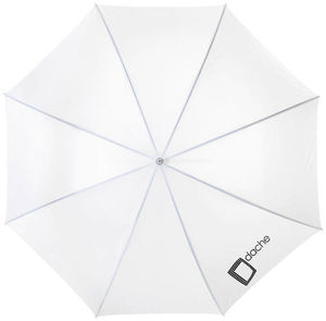 Grand Parapluie Droit Personnalise Blanc 3