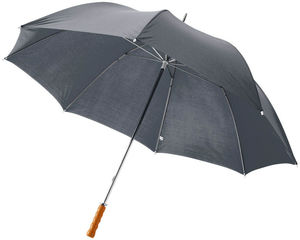 Grand Parapluie Droit Personnalise Gris 1