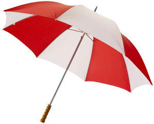 Grand Parapluie Droit Personnalise Rouge Blanc 1