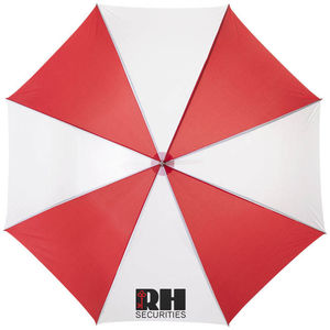 Grand Parapluie Droit Personnalise Rouge Blanc 3