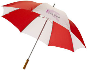 Grand Parapluie Droit Personnalise Rouge Blanc 4