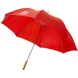 Grand Parapluie Droit Personnalise Rouge