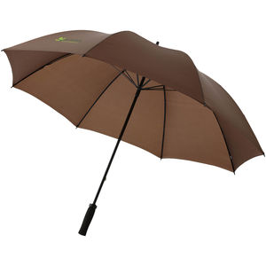 Grand Parapluie Tempete Fibre Verre Imprime Marron 1