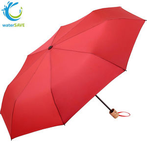 Paraplui de poche personnalisable|8 panneaux Rouge