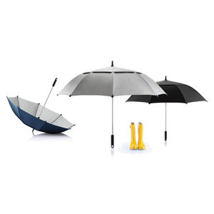 Parapluie Anti Tempete Resistant Imprime Gris 4