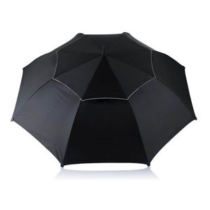 Parapluie Anti Tempete Resistant Imprime Noir 1