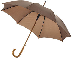 Parapluie Automatique Canne Personnalise Marron