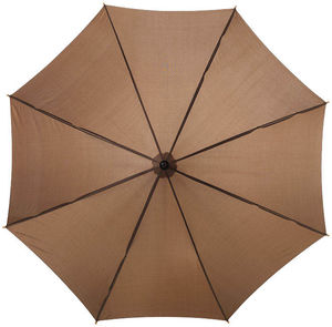 Parapluie Automatique Canne Personnalise Marron 2