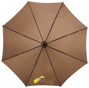 Parapluie Automatique Canne Personnalise Marron 3