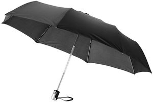 Parapluie Automatique De Poche Imprime Noir 1