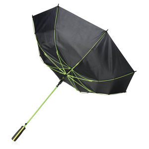 Parapluie Canne Anti Tempete Imprime Vert 4