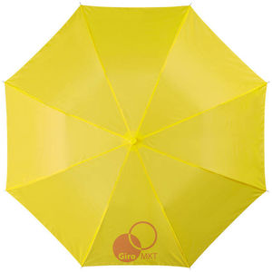 Parapluie De Poche Blanc Personnalise Jaune 3