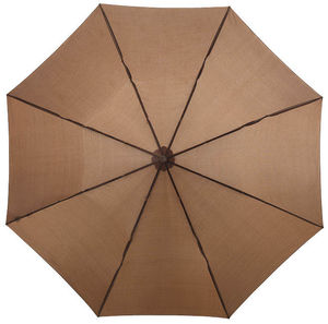 Parapluie De Poche Blanc Personnalise Marron 2