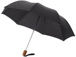 Parapluie De Poche Blanc Personnalise Noir