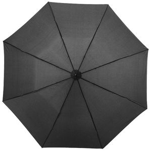 Parapluie De Poche Blanc Personnalise Noir 2