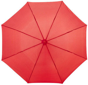 Parapluie De Poche Blanc Personnalise Rouge 2