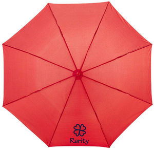 Parapluie De Poche Blanc Personnalise Rouge 3