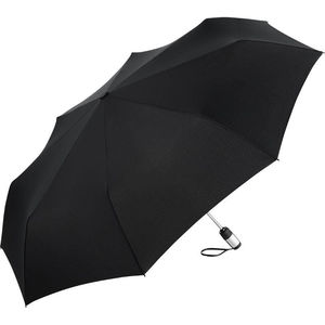 Parapluie de poche publicitaire manche droit  Noir