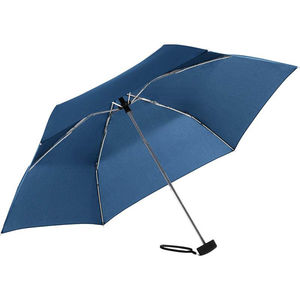 Parapluie de poche publicitaire manche pliant Bleu
