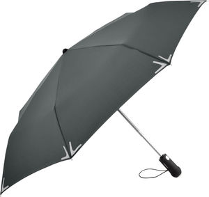 Parapluie de poche publicitaire manche pliant Gris 4