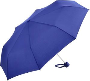 Parapluie de poche publicitaire manche pliant Bleu euro