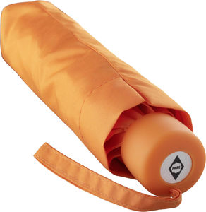 Parapluie de poche publicitaire manche pliant Orange 1