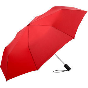 Parapluie de poche publicitaire manche pliant  Rouge