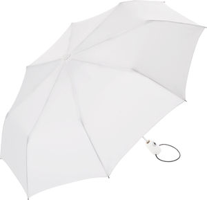 Parapluie de poche publicitaire manche pliant Blanc