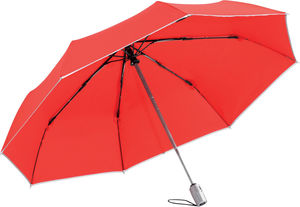 Parapluie de poche publicitaire manche pliant Rouge 5