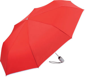 Parapluie de poche publicitaire manche pliant Rouge 8