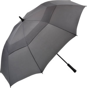 Parapluie golf publicitaire manche droit Gris