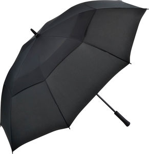 Parapluie golf publicitaire manche droit Noir