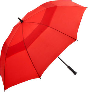 Parapluie golf publicitaire manche droit Rouge