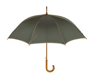 Parapluie impression Vert foncé Beige 2