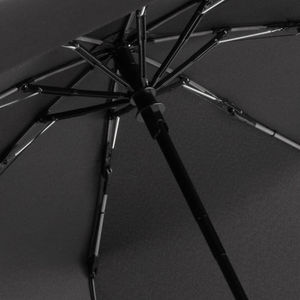 Parapluie personnalisable de poche PET|recyclé Noir Gris 1