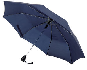 Parapluie Pliant Automatique Promotionnel Bleu marine