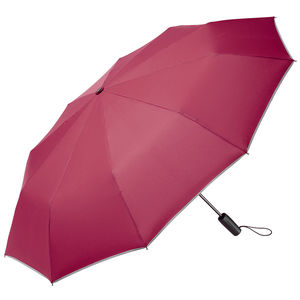 Parapluie de poche personnalisable|10 panneaux Bordeaux