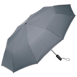 Parapluie de poche personnalisable|10 panneaux Gris