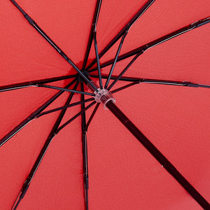 Parapluie de poche personnalisable|10 panneaux Rouge 3