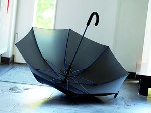 Parapluie publicitaire automatique|CANCAN Bleu Noir 2