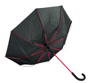 Parapluie publicitaire automatique|CANCAN Noir Rouge 1